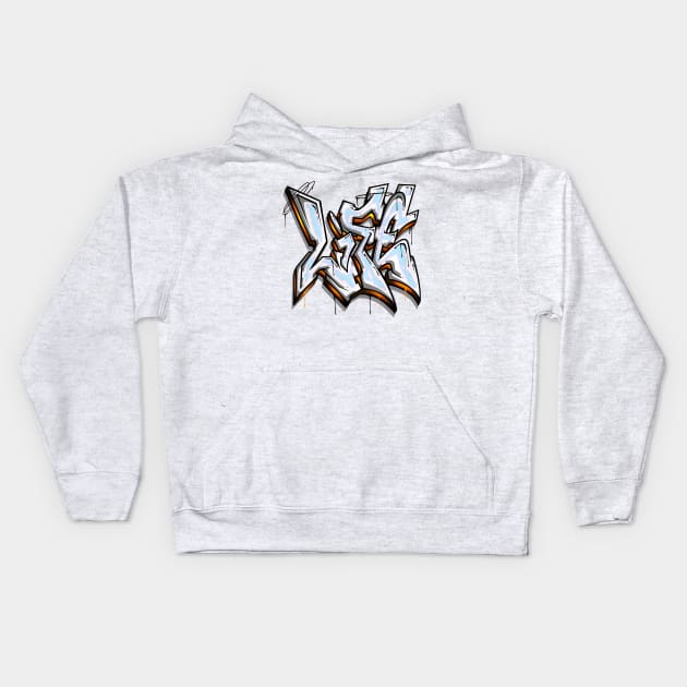 Life Graffiti Kids Hoodie by Graffitidesigner